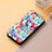 Leather Case Stands Fashionable Pattern Flip Cover Holder S06D for Huawei Honor 50 5G