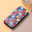 Leather Case Stands Fashionable Pattern Flip Cover Holder S06D for Huawei Honor 50 5G