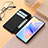 Leather Case Stands Fashionable Pattern Flip Cover Holder S06D for Huawei Honor 60 SE 5G