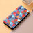 Leather Case Stands Fashionable Pattern Flip Cover Holder S06D for Huawei Honor 60 SE 5G