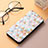 Leather Case Stands Fashionable Pattern Flip Cover Holder S06D for Huawei Honor 80 5G