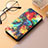 Leather Case Stands Fashionable Pattern Flip Cover Holder S06D for Huawei Honor 80 5G