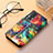 Leather Case Stands Fashionable Pattern Flip Cover Holder S06D for Huawei Honor 80 5G