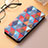 Leather Case Stands Fashionable Pattern Flip Cover Holder S06D for Huawei Honor 80 Pro 5G