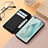 Leather Case Stands Fashionable Pattern Flip Cover Holder S06D for Huawei Honor Magic5 Pro 5G