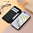 Leather Case Stands Fashionable Pattern Flip Cover Holder S06D for Huawei Nova 10 Pro