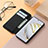 Leather Case Stands Fashionable Pattern Flip Cover Holder S06D for Huawei Nova 10 SE