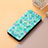 Leather Case Stands Fashionable Pattern Flip Cover Holder S06D for Huawei Nova Y70