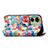 Leather Case Stands Fashionable Pattern Flip Cover Holder S06D for Motorola Moto Edge (2023) 5G