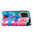 Leather Case Stands Fashionable Pattern Flip Cover Holder S06D for Nokia G100