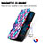 Leather Case Stands Fashionable Pattern Flip Cover Holder S06D for Nokia G100