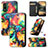 Leather Case Stands Fashionable Pattern Flip Cover Holder S06D for Nokia XR21