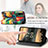 Leather Case Stands Fashionable Pattern Flip Cover Holder S06D for Nokia XR21