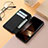 Leather Case Stands Fashionable Pattern Flip Cover Holder S06D for Samsung Galaxy S24 5G