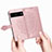 Leather Case Stands Fashionable Pattern Flip Cover Holder S07D for Google Pixel 7 Pro 5G