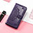 Leather Case Stands Fashionable Pattern Flip Cover Holder S07D for Huawei Honor Magic4 Pro 5G