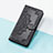 Leather Case Stands Fashionable Pattern Flip Cover Holder S07D for Motorola Moto Edge (2023) 5G