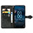 Leather Case Stands Fashionable Pattern Flip Cover Holder S07D for Nokia G100