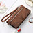 Leather Case Stands Fashionable Pattern Flip Cover Holder S07D for Samsung Galaxy S21 Plus 5G