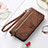 Leather Case Stands Fashionable Pattern Flip Cover Holder S07D for Samsung Galaxy S22 Plus 5G
