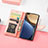 Leather Case Stands Fashionable Pattern Flip Cover Holder S08D for Huawei Honor Magic3 5G