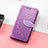 Leather Case Stands Fashionable Pattern Flip Cover Holder S08D for Huawei Honor Magic3 5G