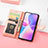 Leather Case Stands Fashionable Pattern Flip Cover Holder S08D for Huawei Honor X30i