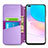 Leather Case Stands Fashionable Pattern Flip Cover Holder S09D for Huawei Honor 50 Lite