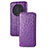 Leather Case Stands Fashionable Pattern Flip Cover Holder S09D for Huawei Honor Magic3 Pro 5G Purple