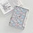 Leather Case Stands Fashionable Pattern Flip Cover Holder XH2 for Apple iPad 10.2 (2019) White