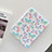 Leather Case Stands Fashionable Pattern Flip Cover Holder XH3 for Apple iPad 10.2 (2019) Mint Blue