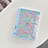 Leather Case Stands Fashionable Pattern Flip Cover Holder XH3 for Apple iPad 10.2 (2019) Mint Blue