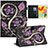 Leather Case Stands Fashionable Pattern Flip Cover Holder Y01B for Apple iPad 10.2 (2020)