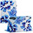 Leather Case Stands Fashionable Pattern Flip Cover Holder Y01B for Apple iPad 10.9 (2022) Blue