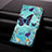 Leather Case Stands Fashionable Pattern Flip Cover Holder Y01B for Samsung Galaxy A21s Sky Blue