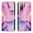 Leather Case Stands Fashionable Pattern Flip Cover Holder Y01X for Samsung Galaxy S20 FE 5G