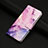 Leather Case Stands Fashionable Pattern Flip Cover Holder Y01X for Xiaomi Mi 13 5G Purple
