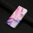 Leather Case Stands Fashionable Pattern Flip Cover Holder Y01X for Xiaomi Poco X4 Pro 5G Purple