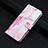 Leather Case Stands Fashionable Pattern Flip Cover Holder Y01X for Xiaomi Redmi 11A 4G Pink