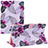 Leather Case Stands Fashionable Pattern Flip Cover Holder Y02B for Apple iPad 10.2 (2020) Purple