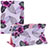 Leather Case Stands Fashionable Pattern Flip Cover Holder Y02B for Apple iPad 10.2 (2021) Purple