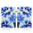 Leather Case Stands Fashionable Pattern Flip Cover Holder Y02B for Apple iPad 10.9 (2022) Blue