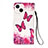 Leather Case Stands Fashionable Pattern Flip Cover Holder Y02B for Apple iPhone 15