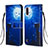 Leather Case Stands Fashionable Pattern Flip Cover Holder Y02B for Samsung Galaxy A01 SM-A015