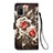 Leather Case Stands Fashionable Pattern Flip Cover Holder Y02B for Samsung Galaxy A03s