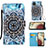 Leather Case Stands Fashionable Pattern Flip Cover Holder Y02B for Samsung Galaxy A12