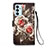 Leather Case Stands Fashionable Pattern Flip Cover Holder Y02B for Samsung Galaxy A15 4G