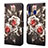 Leather Case Stands Fashionable Pattern Flip Cover Holder Y02B for Samsung Galaxy A20