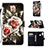 Leather Case Stands Fashionable Pattern Flip Cover Holder Y02B for Samsung Galaxy A20s