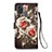 Leather Case Stands Fashionable Pattern Flip Cover Holder Y02B for Samsung Galaxy A21s